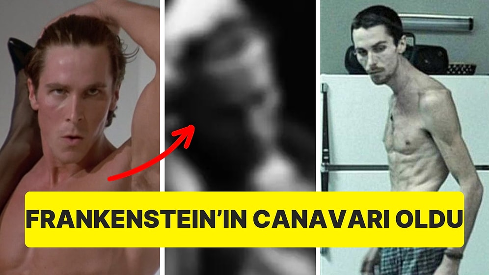 Frankenstein'ın Canavarı Rolüne Hayat Veren Christian Bale Yine Bir Filmde Tanınmaz Hale Geldi!