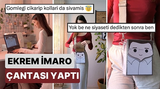 Sosyal Medyada Kendi Tarzıyla Kıyafetler Diken Bir Tasarımcı Ekrem İmamoğlu Çantası Yaptı