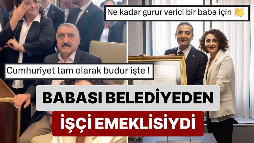 Beyoğlu Belediyesi'nden İşçi Emeklisi Olan Baba İlçenin Yeni Başkanı Olan Oğlu İnan Güney'in Makam Odasında