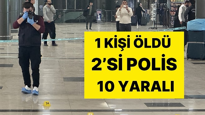 Otogarda Silahlı Çatışma: 1 Ölü, 2’si Polis 10 Yaralı