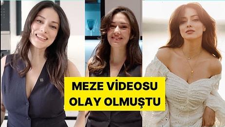 Çektiği Meze Videosundaki Sempatik Halleriyle Kendine Hayran Bırakan Azeri Güzel