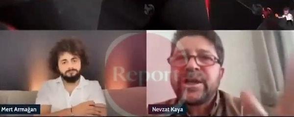 Mert Armağan'ın YouTube kanalındaki canlı yayında Nevzat Kaya isimli kişinin skandal sözleri tepki çekti.