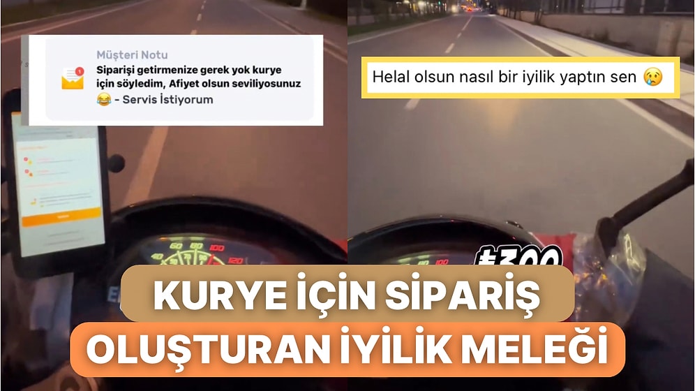 İftar Saatinde Kurye İçin Yemek Siparişi Veren Kadın Hem Kuryenin Hem de İzleyicilerin Gönüllerini Fethetti