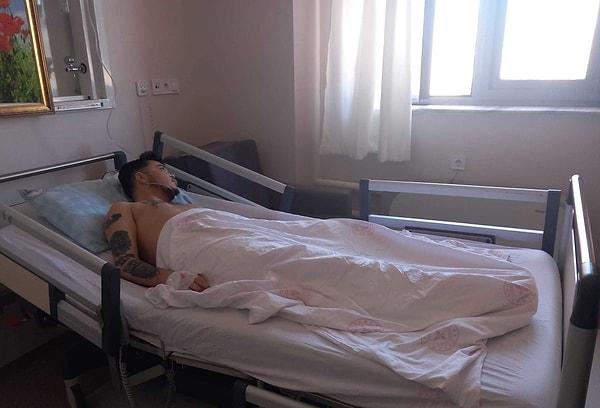 Batman Eğitim ve Araştırma Hastanesi Talasemi Ünitesi'nde 15-20 günde bir düzenli olarak kan almaya giden talasemi hastası Furkan İçyar, 1 Nisan’da yine hastaneye gitti.