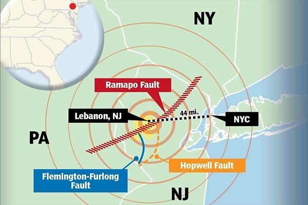 Yaklaşık 30 saniye hissedilen depremin New York City, New Jersey, Pennsylvania’nın kuzeyi ve Connecticut’ın batısında hissedildiği aktarıldı.