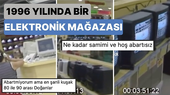 90'larda Bir Elektronik Mağazasında Çekilmiş Görüntüler Teknolojinin Son 30 Yılda Nasıl Geliştiğini Gösterdi