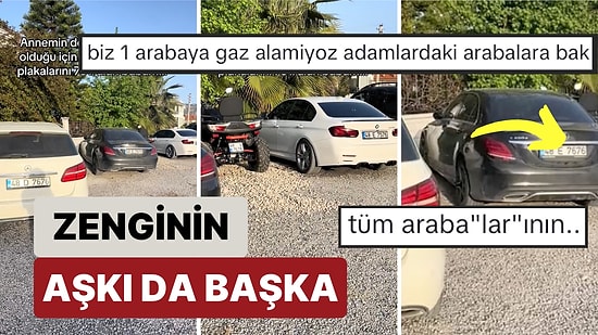 Zenginin Aşkı da Başka: Eşi 1976 Doğumlu Olduğu İçin Bütün "Arabalarını" 76 Plaka Alan Adam