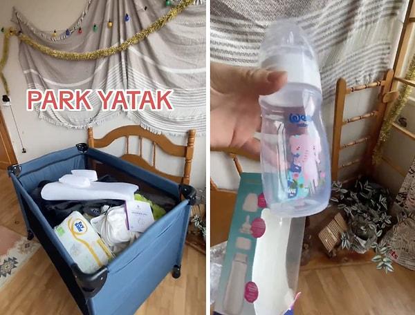 Bir kadın, İstanbul Büyükşehir Belediyesi'nin yeni doğum yapan annelere gönderdiği 'Yenidoğan Destek Paketi'nin içeriğini paylaştı.