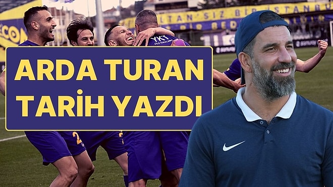 Teknik Direktörlüğünü Arda Turan'ın Yaptığı Eyüpspor, Süper Lig'e Yükseldi