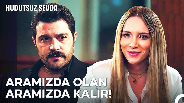 NOW ekranlarında yayınlanan Hudutsuz Sevda dizisinde Fikret ve Damla karakterlerine hayat veren Burak Sevinç ve Hayal Köseoğlu rol gereği aşk yaşıyorlar.