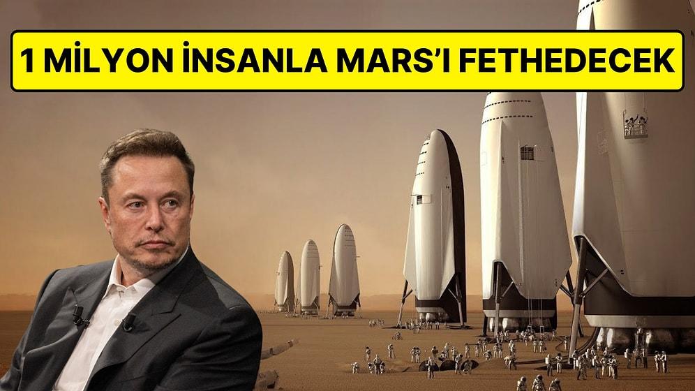 Elon Musk, Mars'ta Koloni Kurmak Amacıyla Bir Milyon İnsanı Uzaya Nasıl Göndereceğini Açıkladı