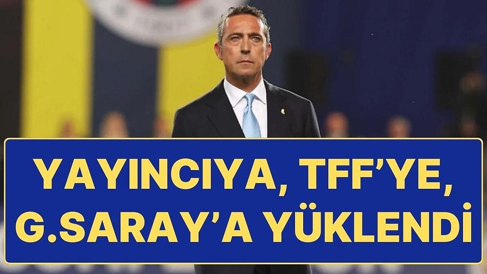 Fenerbahçe Başkanı Ali Koç, Galatasaray Maçı Öncesinde Açıklama Yaptı: "Bu Şaibeli Sürecin Kazananı Bellidir"