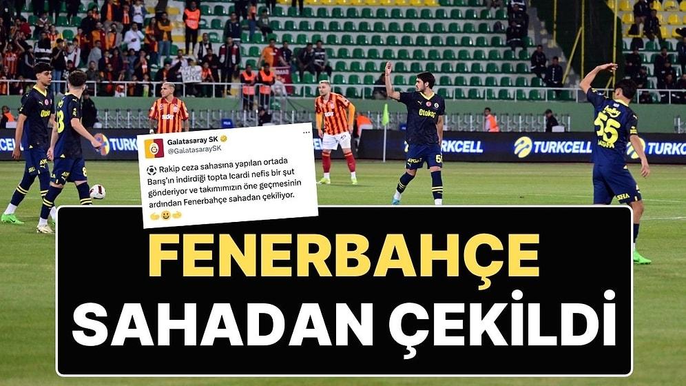 Süper Kupa’da Fenerbahçe Sahadan Çekildi: Galatasaray - Fenerbahçe Süper Kupa Maçı Yarıda Kaldı