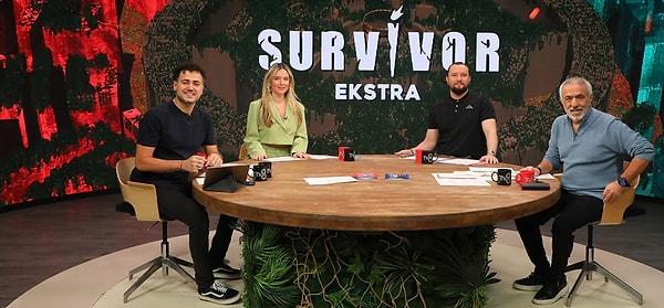 Survivor All Star'ın analizinin yapıldığı Survivor Ekstra'da yarışmayı aratmayacak kaos ve tartışmalar hız kesmezken, son bölümde viral olan anlar yaşandı.