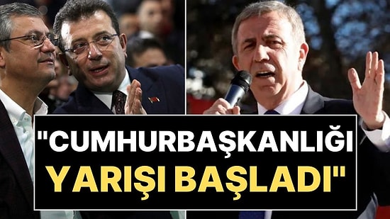 Abdulkadir Selvi: "İmamoğlu ile Yavaş Arasında Cumhurbaşkanlığı Yarışı Başladı"