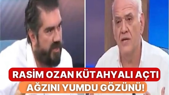 Ahmet Çakar ile Rasim Ozan Kütahyalı Arasında Yaşanan Gergin Anlar Sonucu Yayın Erken Bitirildi