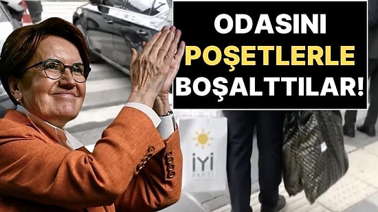 Akşener'in Odası Boşaltılırken Görüntüler Servis Edildi: Ortalık Hareketlendi!