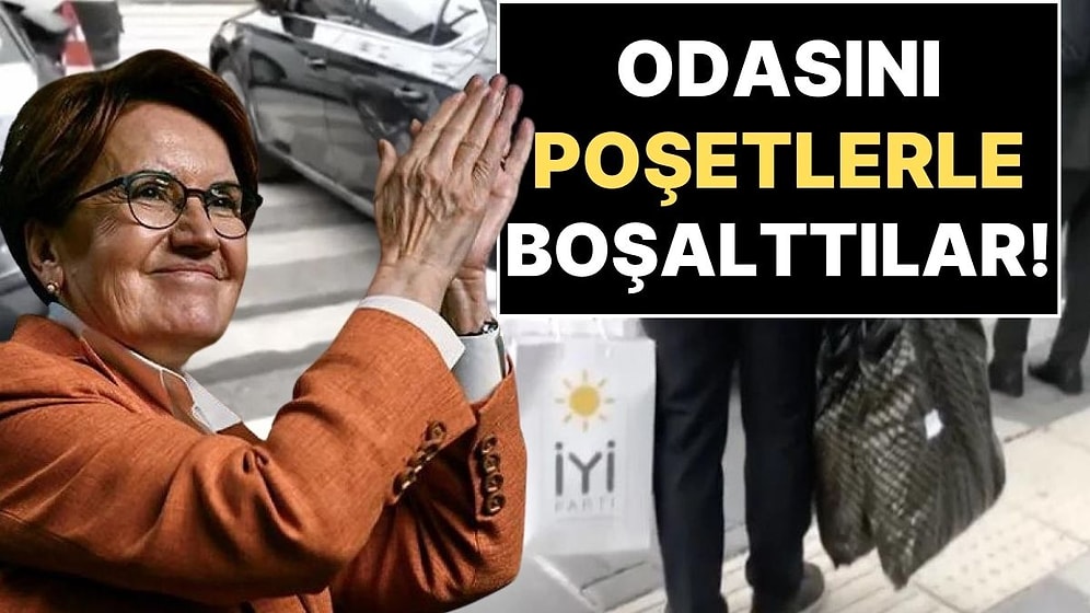 Akşener'in Odası Boşaltılırken Görüntüler Servis Edildi: Ortalık Hareketlendi!