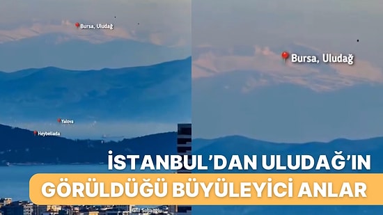 İstanbul’dan Bursa Uludağ Görüntülendi: Görenleri Mest Eden O Anlara Bayılacaksınız!