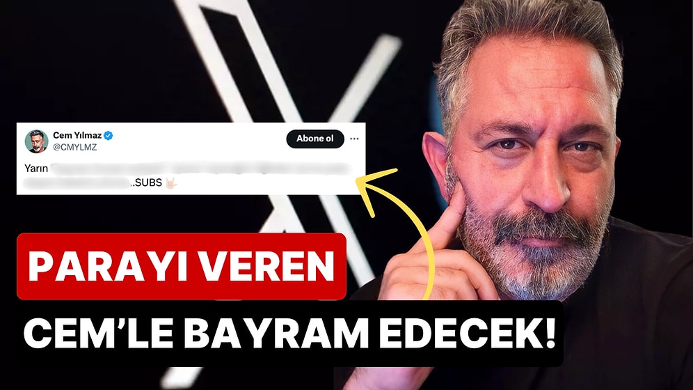 İlk Sohbetin Tarihini Duyurdu: X'te Abonelere Özel Paylaşımlar Yapmaya Karar Veren Cem Yılmaz Reklamını Yaptı!