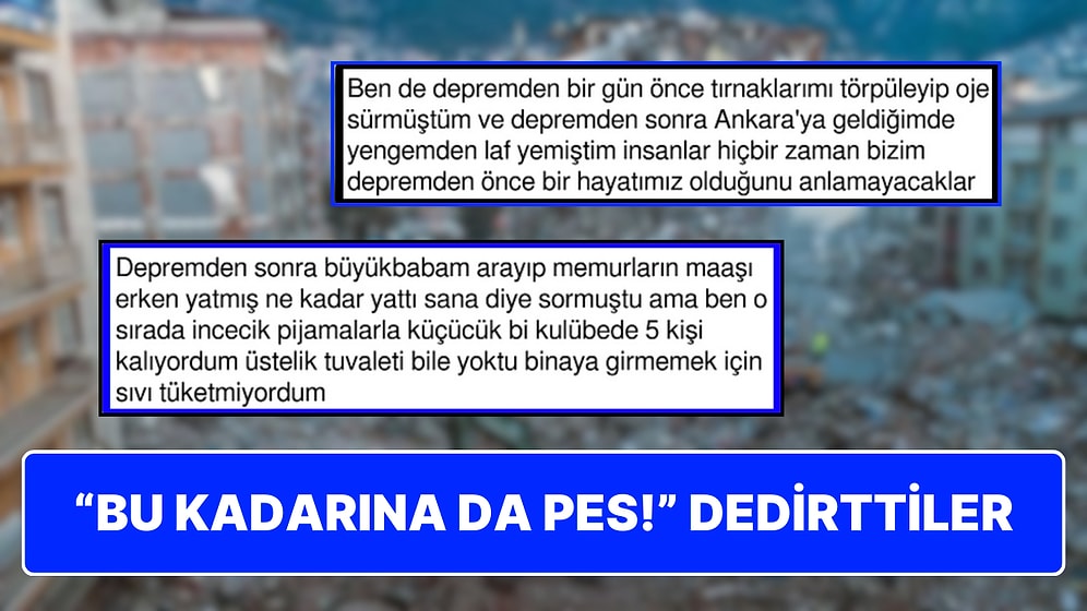 Hayatına Devam Etmeye Çalışan Depremzedeleri Zorbalayanları Görünce İnsanlığınızdan Utanacaksınız!