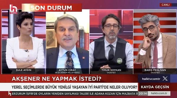 Aday olmama kararı sonrası yeniden gündeme gelen Akşener hakkında, İYİ Parti eski Genel Sekreteri Aytun Çıray flaş bir iddia ortaya attı.