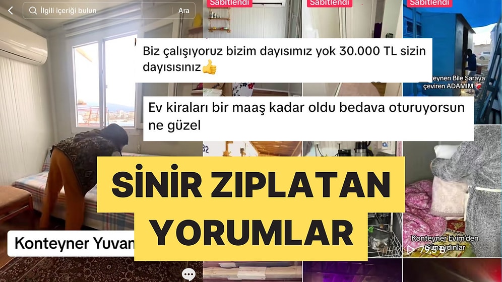 Konteyner Kentte Hayata Tutunmaya Çalışan Depremzedeye Gelen Yorumlar Sinirinizi Zıplatacak