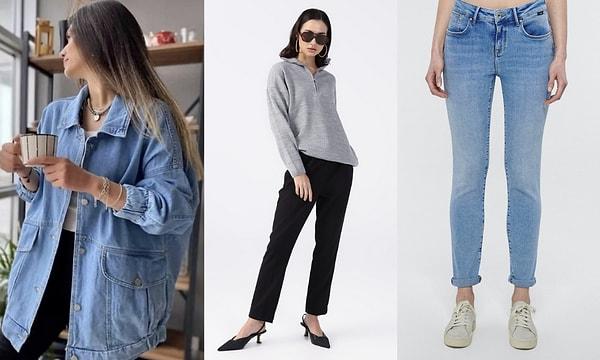 Bir moda tablosu düşünün: jean pantolon veya siyah kumaş pantolon gri bir kazak, denim bir ceket ve beyaz bir tişört. İlk izlenimde, bu kombinasyon üç renk kuralını aşmış gibi görünebilir.
