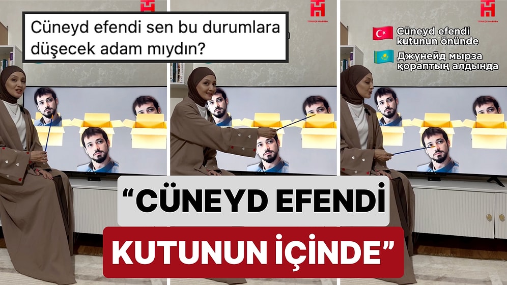 Sosyal Medyada Türkçe Dersi Veren Bir Kadın Dersi “Cüneyd Efendi" ile Anlatınca Ortaya Güldüren Bir Ders Çıktı