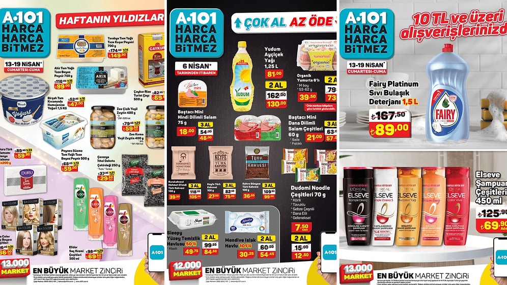 13 - 19 Nisan 2024 A101 Haftanın Yıldızları Kataloğu