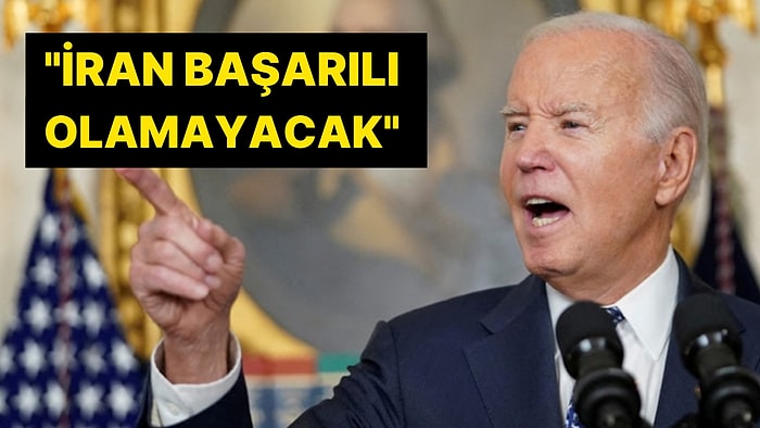 İsrail'i Destekleyen Biden'dan İran'a Uyarı: "Başarılı Olamayacak"