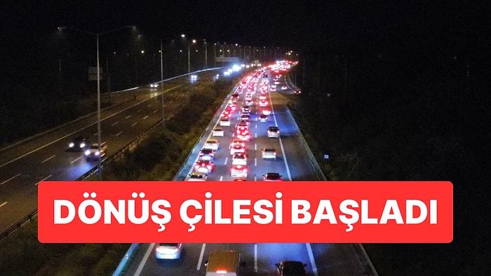 İstanbul’a Dönüş Çilesi Başladı: Şimdiden Uzun Kuyruklar Oluştu