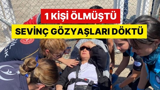 Teleferikte 21 Saat Mahsur Kalan 58 Yaşındaki Ayşe Hatice Polat, İner İnmez Yeri Öptü