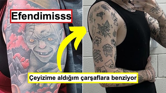 Hangi Kafayla Yaptırdıklarını Çözemediğimiz Dövmelerle Göz Kanatan Birbirinden Acayip İnsanlar