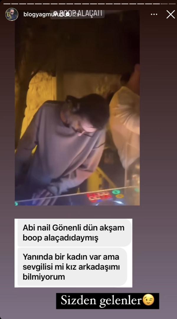 Dün akşam bir mekanda bir kadın ile görüntülenen Nail Gönenli'nin yanındaki kadının da Çağla Şıkel olup olmadığı kafalarda soru işareti bıraktı.