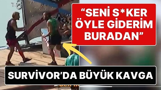 Survivor’da Büyük Kavga: Yunus Emre Küfür Etti, Ogeday Çıldırdı: Yunus Emre ve Ogeday Diskalifiye Olacak mı?