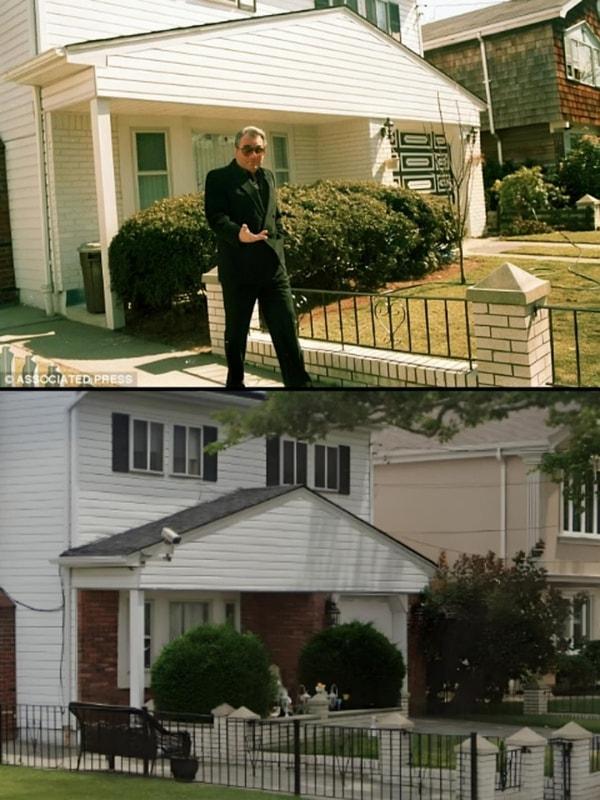 2. Mafya Babası John Gotti, 1987'de Queens, NY'deki evinden ayrılıyor.