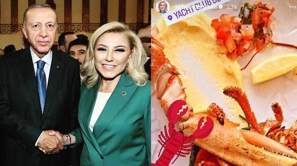 AK Parti İzmir Milletvekili Şebnem Bursalı'nın Monaco'da yediği ıstakozu sosyal medya hesabından paylaşması, muhalefetin olduğu kadar iktidar kanadının da tepkisini çekti.