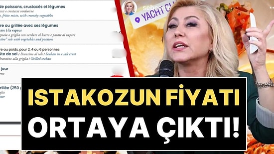 Menünün Fotoğrafı Geldi: AK Partili Şebnem Bursalı'nın Yediği Istakozun Fiyatı Ortaya Çıktı!