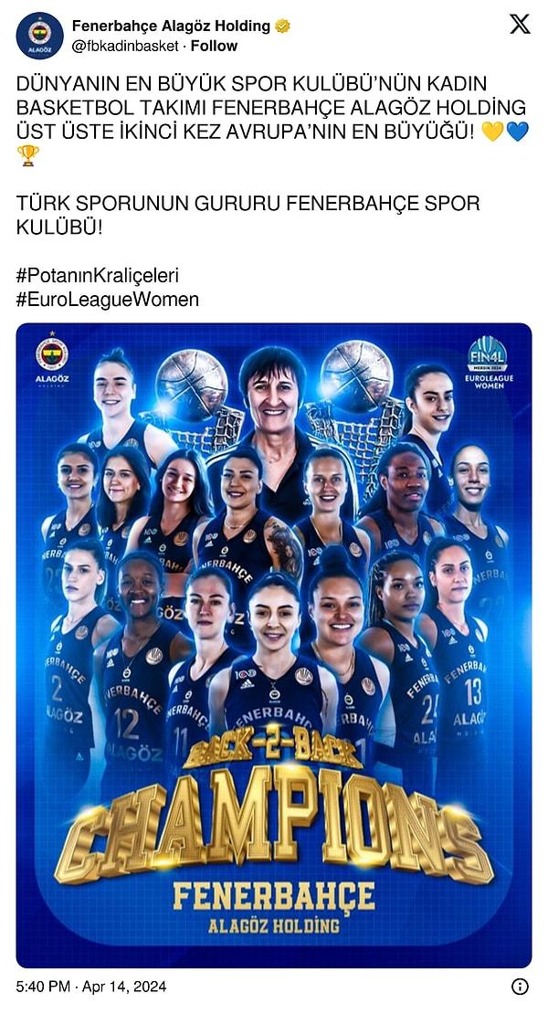 Fenerbahçe'nin paylaşımı 👇