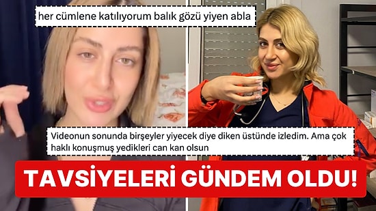 Bir Dönem TikTok'ta Yediği Çiğ Gıdalarla Aklımızı Alan Dr. Tuba Güleç Bu Sefer de Hayat Tavsiyesi Verdi!