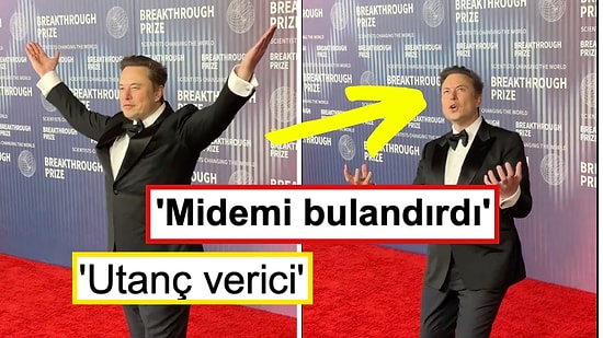 Ünlü Girişimci Elon Musk'ın Kırmızı Halıdaki Bi' İlginç Hareketleri 'Bu Neydi Şimdi?' Dedirtti!