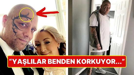 Yüzüne Yaptırdığı Dövme Yüzünden İnsanların Kendisine Garip Bir Şekilde Baktığını Söyleyen Adam