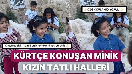 Kürtçe Konuşmaya Çalışan Suriyeli Minik Kız Tatlılığıyla Viral Oldu