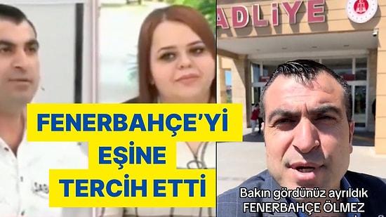 Eşinin "Fenerbahçe mi Ben mi?" Sorusuna Fenerbahçe Diyen Adam Adliyeden Paylaşım Yaptı