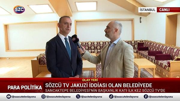 Sözcü TV’den İsmail Saymaz, yeni belediye başkanı Alper Yeğin ile birlikte belediyede bulunan duşları gezdi.