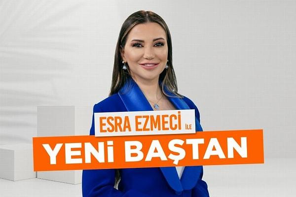 Hafta içi her gün Beyaz TV ekranlarında yayınlanan Esra Ezmeci ile Yeni Baştan programın gündeme damga vurmaya devam ediyor.