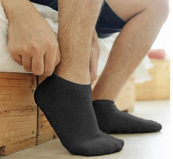 NatraCure Siyah Jel Nemlendirici Çoraplar