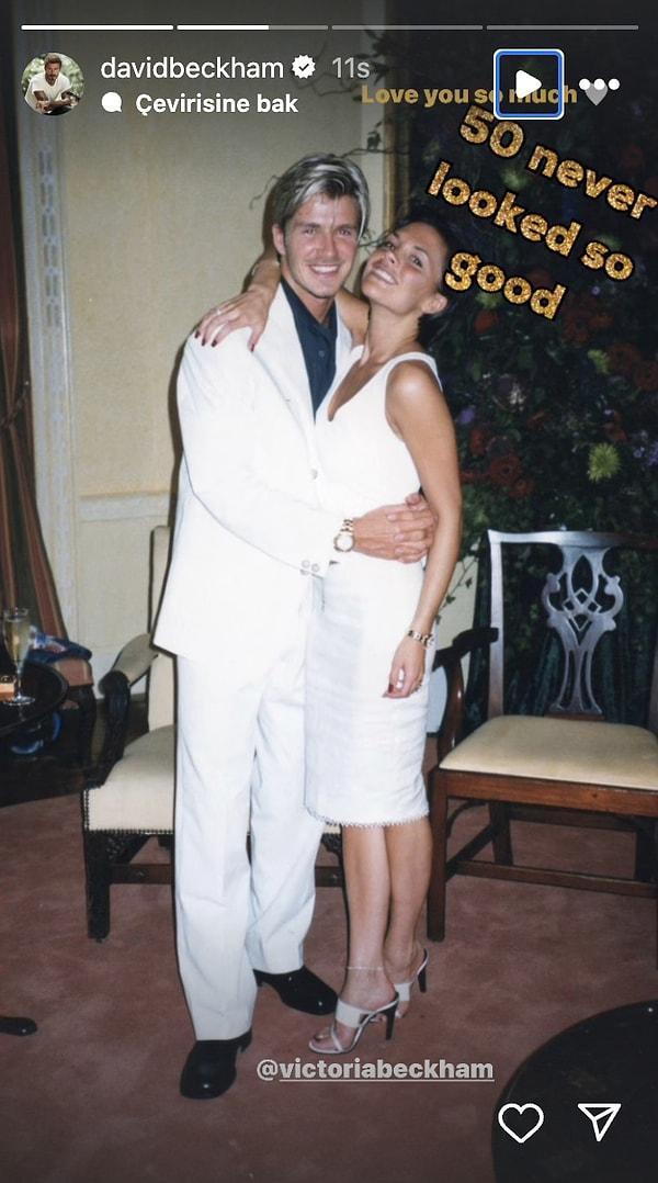 David Beckham yine romantiklikte boyut atladı ve Victoria Beckham'ın doğum gününü sayısız fotoğraf ve videoyla kutladı.