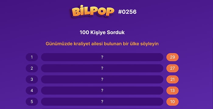 Onedio'nun Yeni Oyunu "Bilpop" En Popüler Cevabı Bulmanız İçin Sizi Bekliyor!